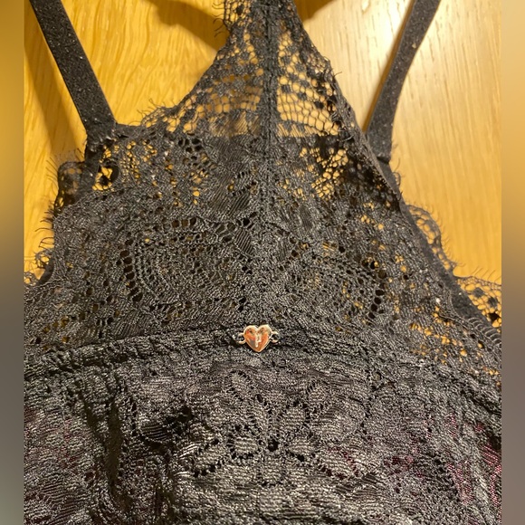 PINK padded lace bralette | L or DD - Picture 5 of 5